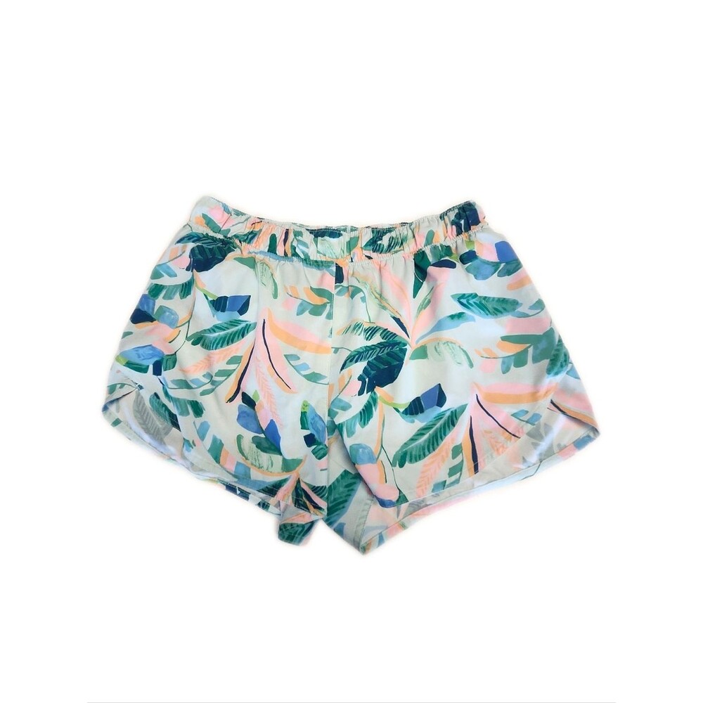 Old Navy Active Stretchtech Quick Dry Colorful Tropical Print Shorts, S